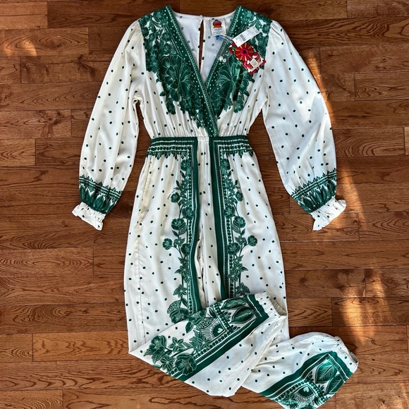 FARM Rio Pants - Farm Rio for Anthropologie NWT XS jumpsuit